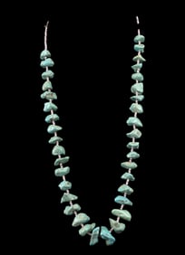 Natural Turquoise Nugget Necklace