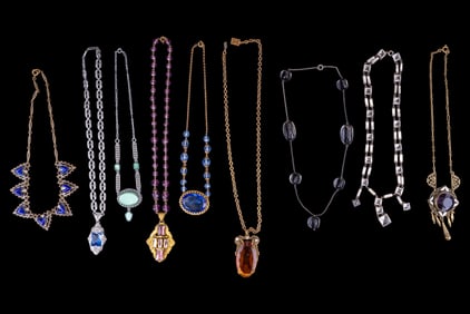 Sterling Art Deco Necklaces