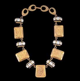 Early Rare Necklace, Signed 'France'