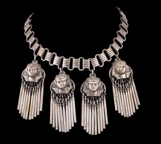 Antique Estate Egyptian Revival Necklace