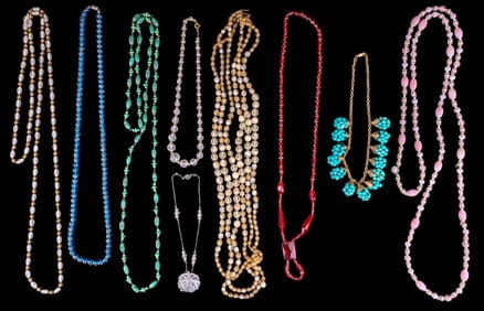 Sterling and Vintage Estate Necklaces