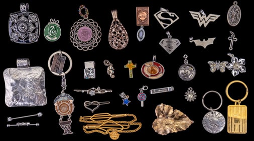Pins, Pendants and Brooches
