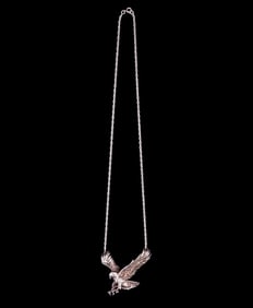 Sterling Silver Eagle Necklace