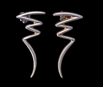 Paloma Picasso for Tiffany + Co. Sterling Earrings