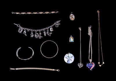 Sterling, Coro, Danecraft Sterling Jewelry Group