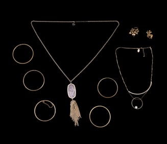 Monet, Sarah Cov + More Gold Tone Designer Jewelry