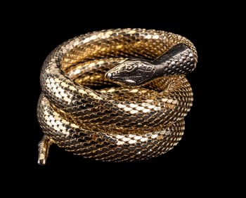 Whiting and Davis Vintage Snake Bracelet