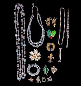 Vintage Brooches and Earrings