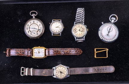 Watches w/Citizen, Gruen, Exacta + Corgemont PW