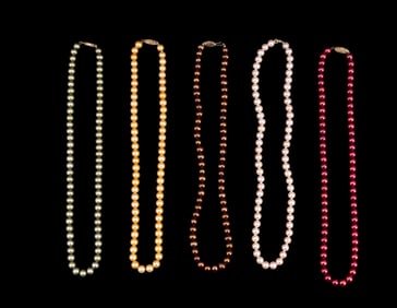 Pearl Necklaces with 14K and 14K GF Clasps (5)