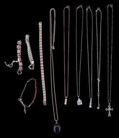 Sterling Pendant Necklaces, GP Bracelets