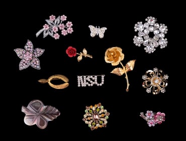 LC Multicolor Gold-Tone Brooch, Other Brooches