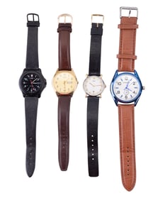 Four Citizen Quartz Wristwatches?