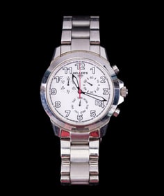 Heller's Stainless Steel Watch Sapphire Crystal