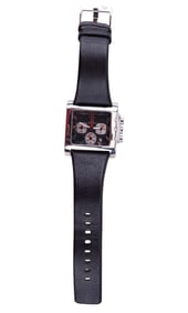 Lucien Piccard Square Chronograph Watch with Black