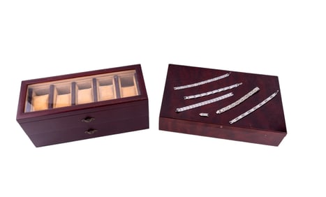 Wooden Watch Boxes With Bracelets
