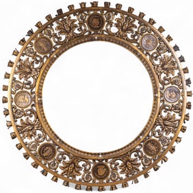 Monumental Coldwell Banker Clock Surround