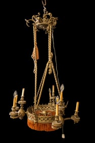 Gothic Bronze Chandelier