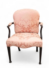 Antique High Style French Gilded Carved Armchair