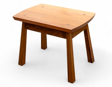 Stickley Live Edge Type Accent Table w/ Drawer