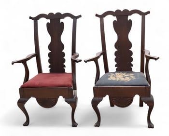 Pair of PHL Centennial Chippendale Armchairs + 1