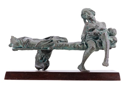 Bruno Lucchesi (1926) Bronze Mother and Child