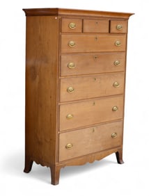 Antique Eagle Pulls Chest of Drawers