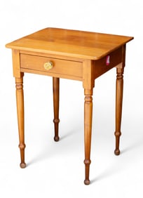 Victorian Maple One Drawer Stand
