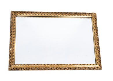 French Style Carved Giltwood Mirror