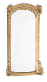 Large Giltwood Hotel/Hall Mirror