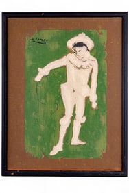 Silkscreen of "Le Petit Pierrot" after Picasso