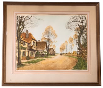 Paul E. Lecomte, Paris Etching Society of NY Print