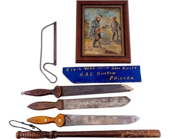 Civil War Era Bone Saws, Billy Club (5 Pc.)