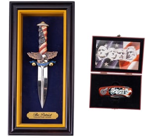 Danbury Mint Commemorative Knife, other Com. Knife