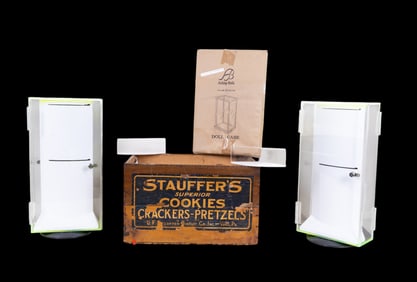 Stauffer's Wooden Crate and Display Cases