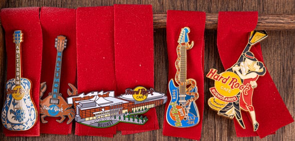 Hard Rock + Disney Enamel Pins