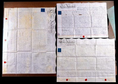 Antique English Indentures, Reign of George IV (3)