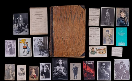 19/20th C Opera Guild Post Card Collection Book
