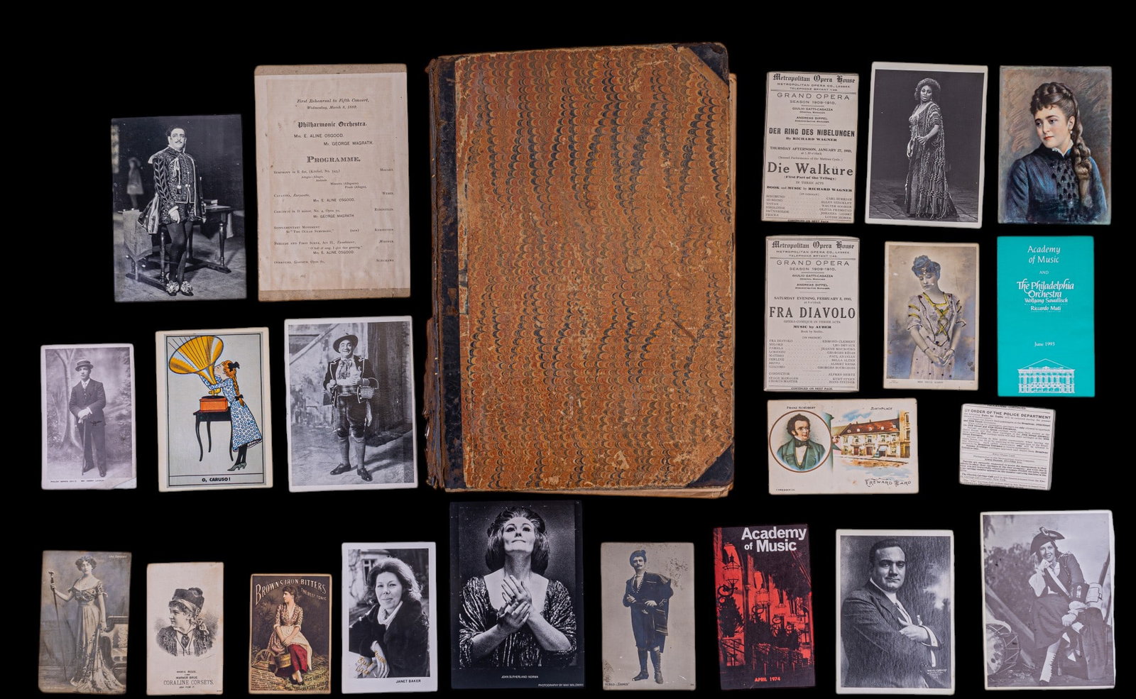 19/20th C Opera Guild Post Card Collection Book (1 of 18)