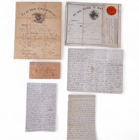 19th C U.S. Army Discharge Papers