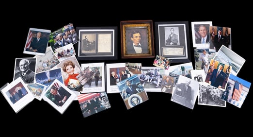 Lincoln Framed Art, Presidential Photos, Cards