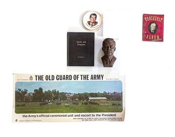 20th C Presidential Memorabilia, Book, Poster