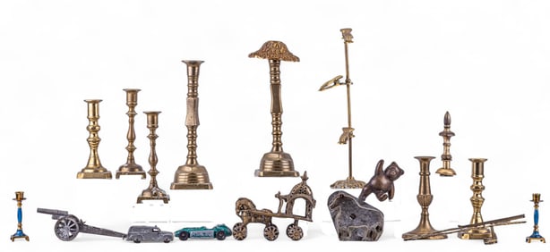 Brass Candlesticks, Animals, other Metal, more