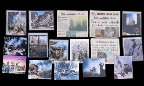 9/11 Attacks Washington Post, Newspapers, Photos