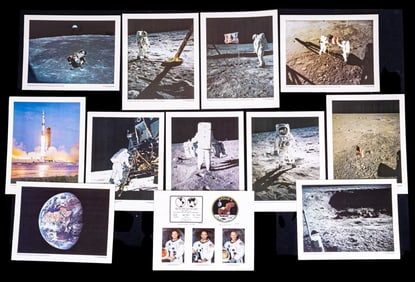 Vintage Apollo 11 Lithographs (12 Pc.)