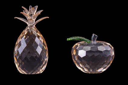 Faceted Crystal Paper Weights by Simon Designs