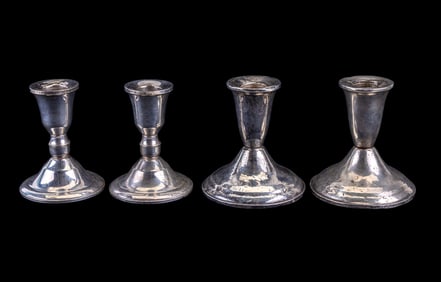 Duchin Creations Sterling Weighted Candlesticks