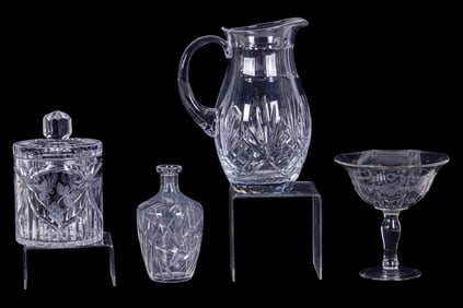 Cut Crystal Service and Storage Containers