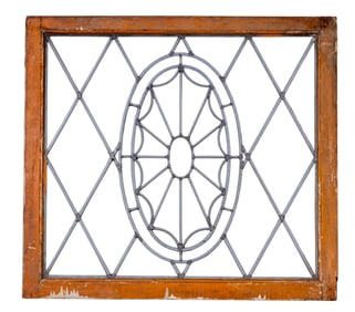 19th C Leaded Glass Window