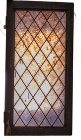 19th C Leaded Glass Window